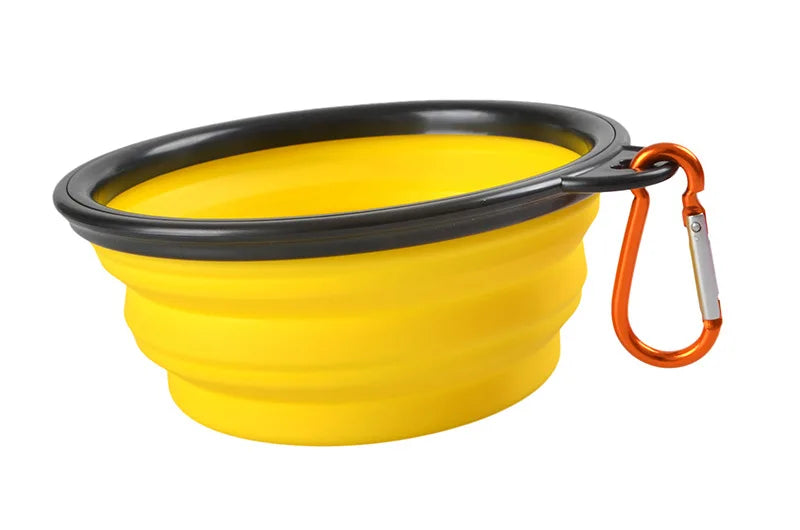 Collapsible Silicone Travel Bowl for Pets
