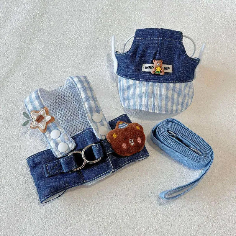 DenimDay Dog Harness Set