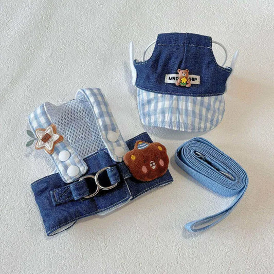 DenimDay Dog Harness Set