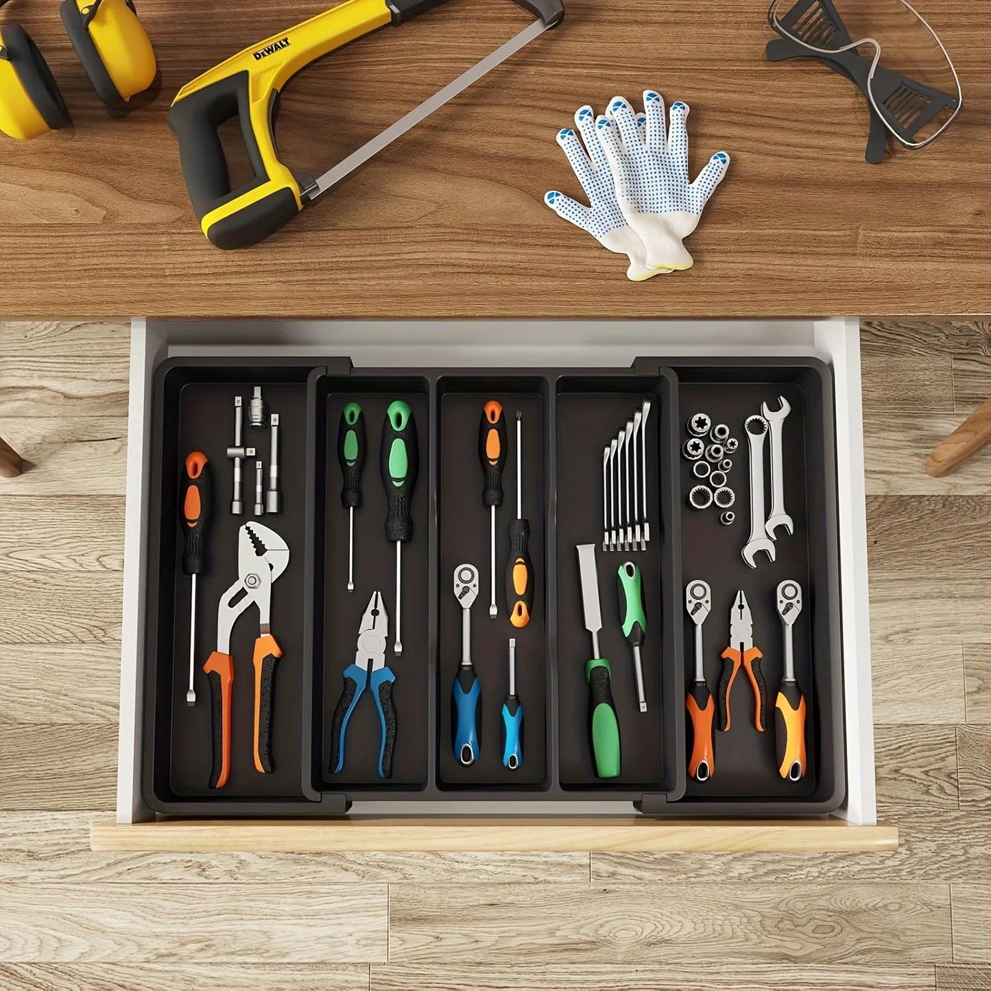Expandable Drawer Utensil Organiser