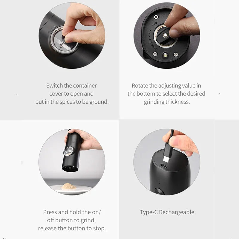 SpiceMill Electric Grinder Set