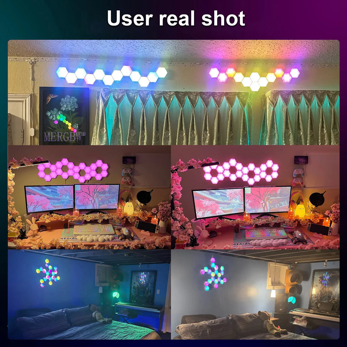 HexaGlow Smart Wall Lights