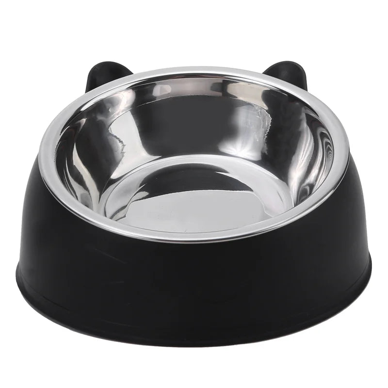 Inclined Stainless Steel Cat Feeding Bowl