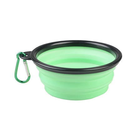 Collapsible Silicone Travel Bowl for Pets