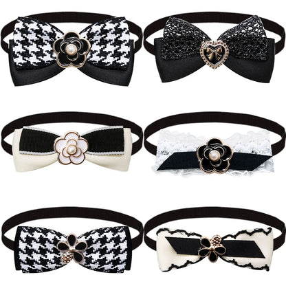 PearlNoir Dog Bow Ties