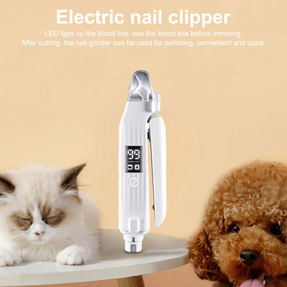 PawTrim 2-in-1 LED nail clipper and grinder for dogs and cats – view 5