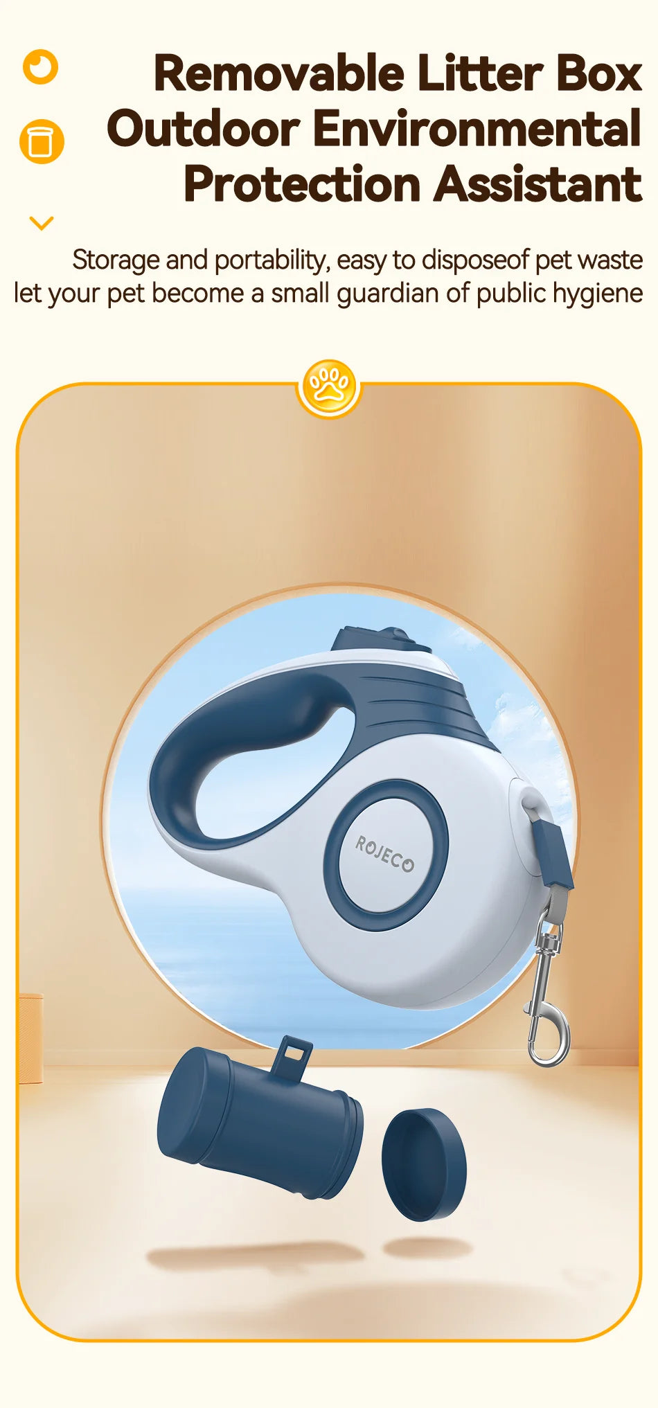 GlideLead Retractable Dog Lead
