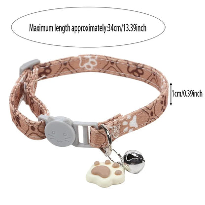 PawPrint Bell Collar