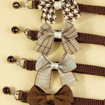 SnugBow Winter Dog Collar