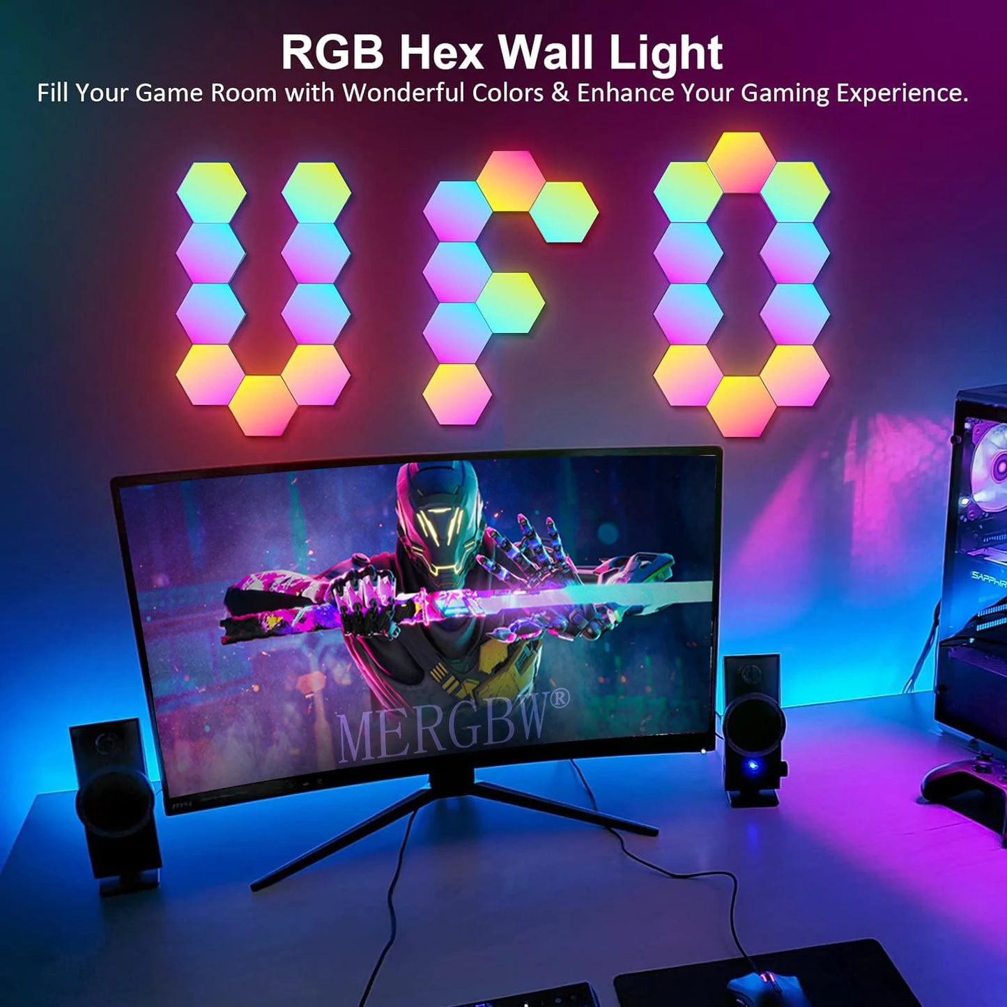 HexaGlow Smart Wall Lights