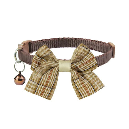 SnugBow Winter Dog Collar