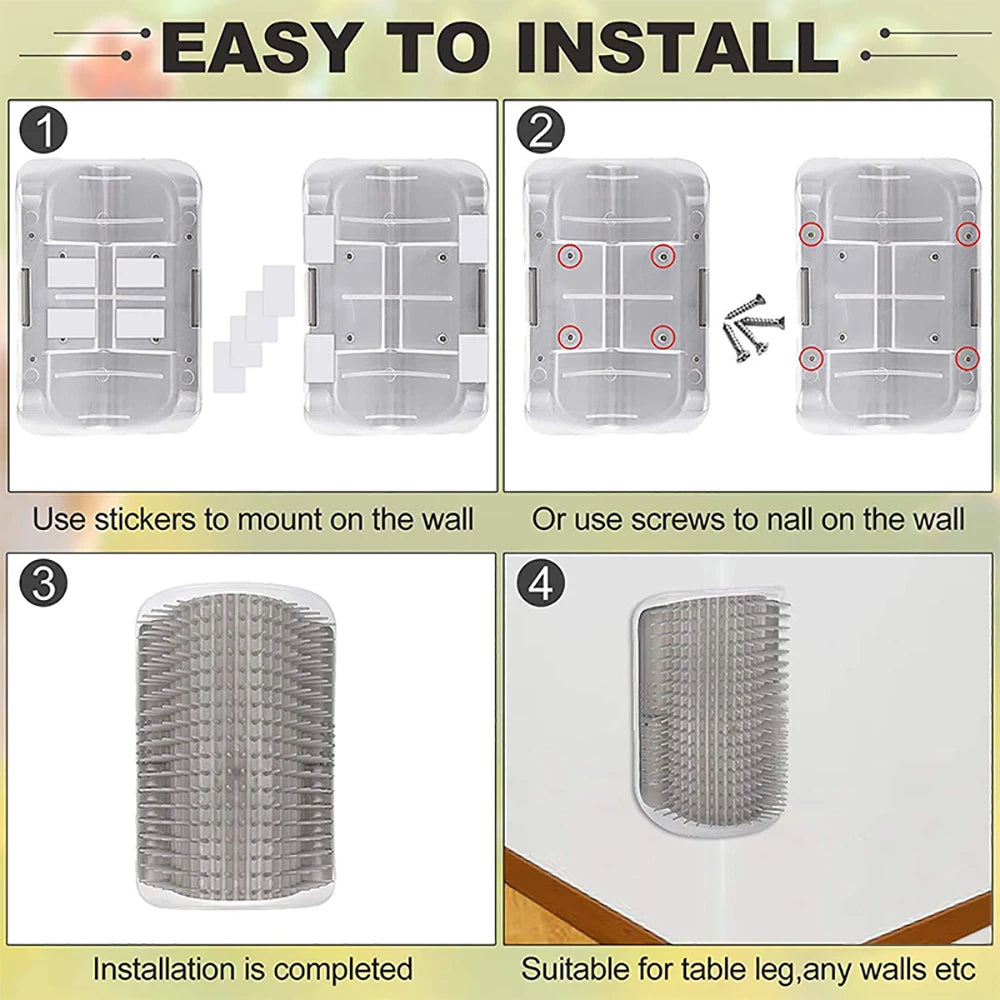 CornerGroom self-grooming corner brush for cats – view 7