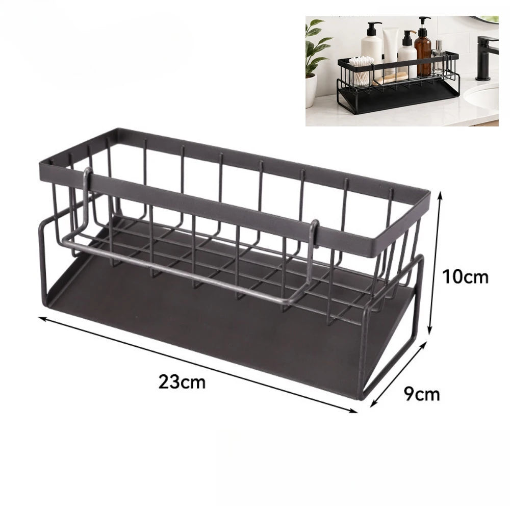 Adjustable Sink Caddy Drain Rack