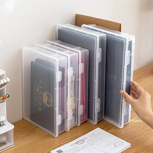 Stackable A4 Document Organiser Box