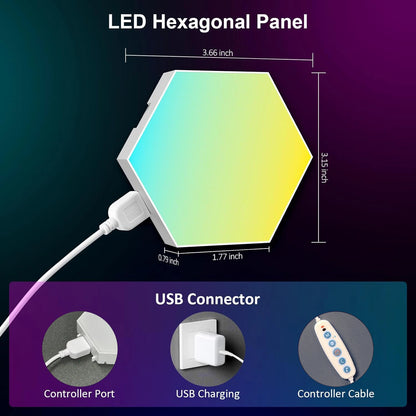 HexaGlow Smart Wall Lights