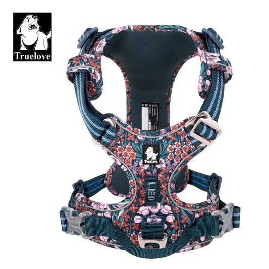 BloomTrail Floral No-Pull Dog Harness