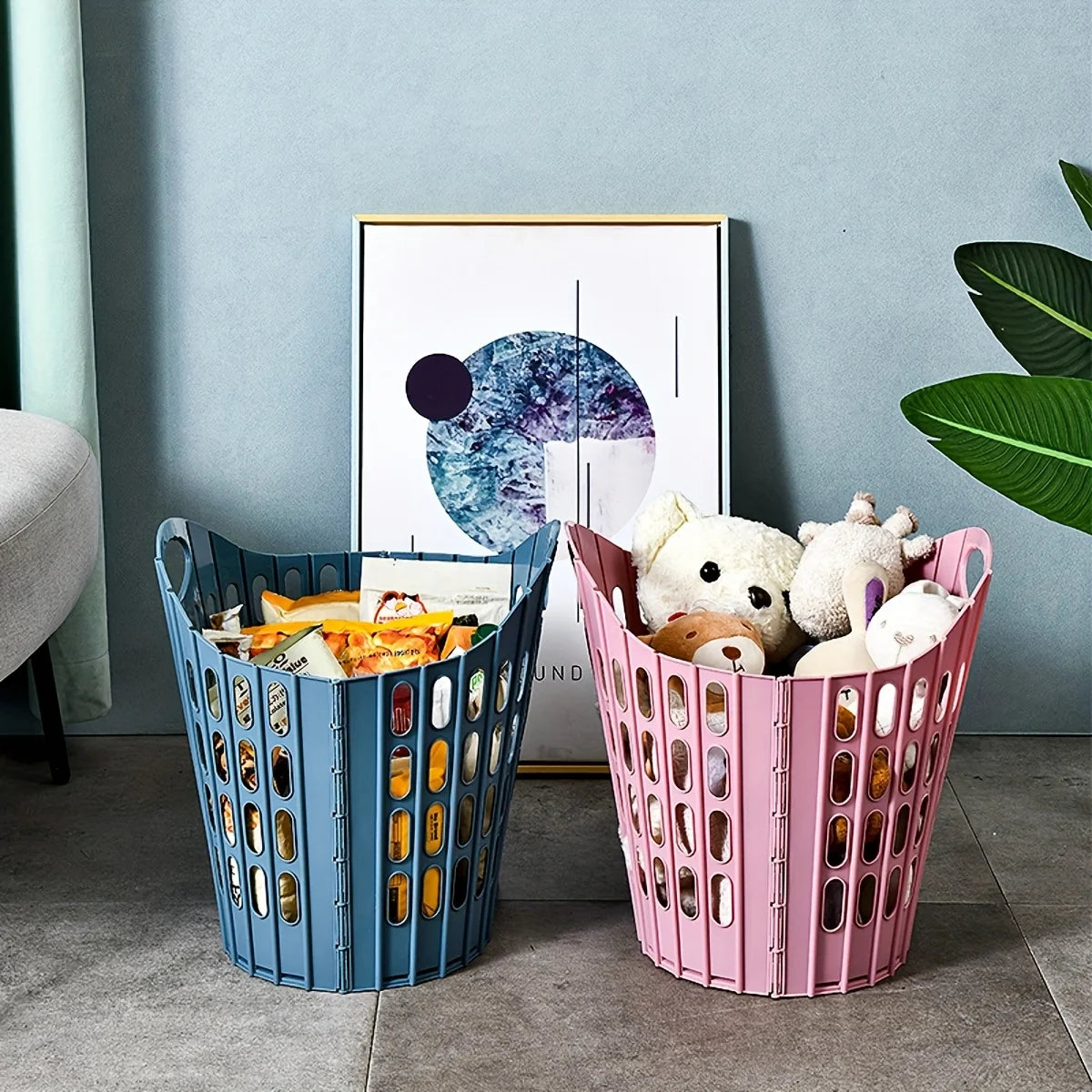 Foldable Laundry Hamper with Carry Handle