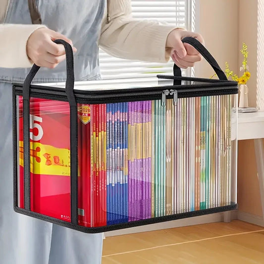Clear Storage Bag with Handles and View Window