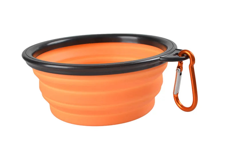 Collapsible Silicone Travel Bowl for Pets
