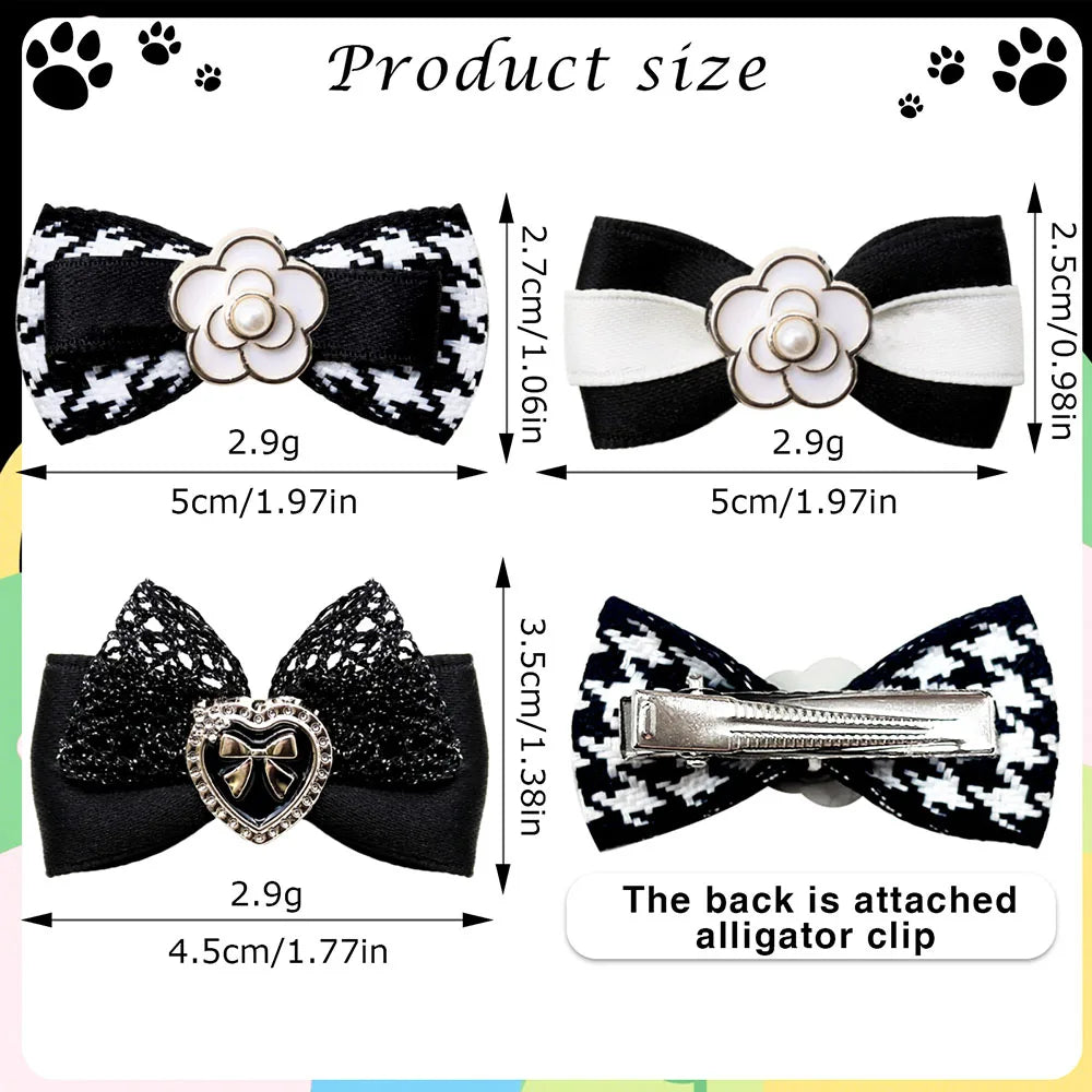 PearlClip Dog Hair Bows
